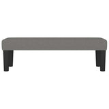 Vidaxl bankje 100x30x30 cm stof donkergrijs