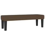 Vidaxl bankje 100x30x30 cm stof donkerbruin
