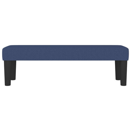 Vidaxl bankje 100x30x30 cm stof blauw