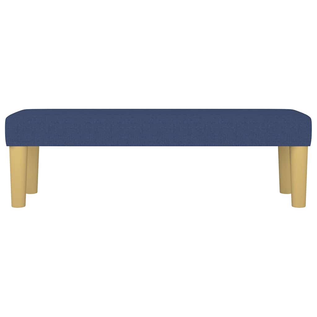 Vidaxl bankje 100x30x30 cm stof blauw