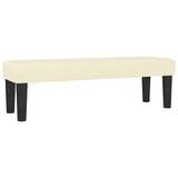 Vidaxl bankje 100x30x30 cm kunstleer crèmekleurig