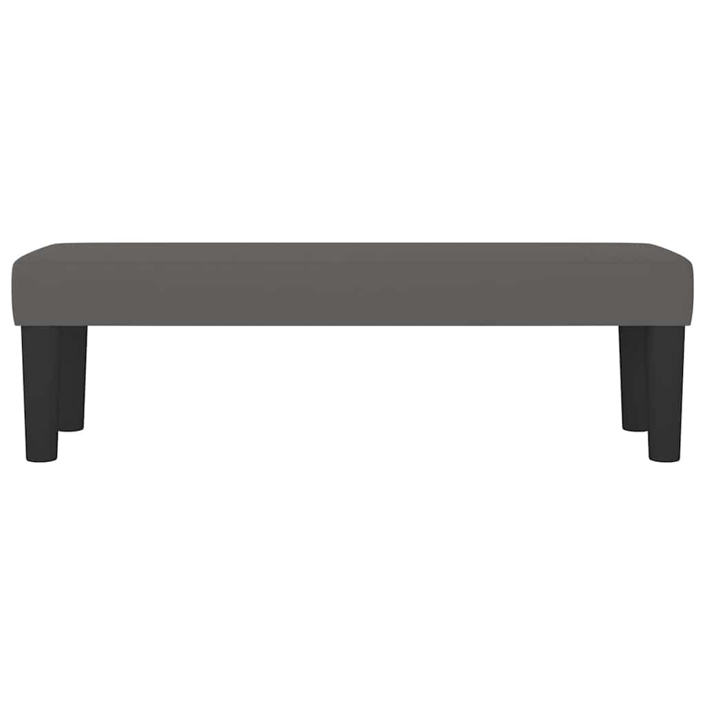 Vidaxl bankje 100x30x30 cm kunstleer grijs