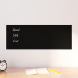 VIDAXL -Magnetplatte für die Wand 80 x 30 cm gehärtetes Glas schwarz