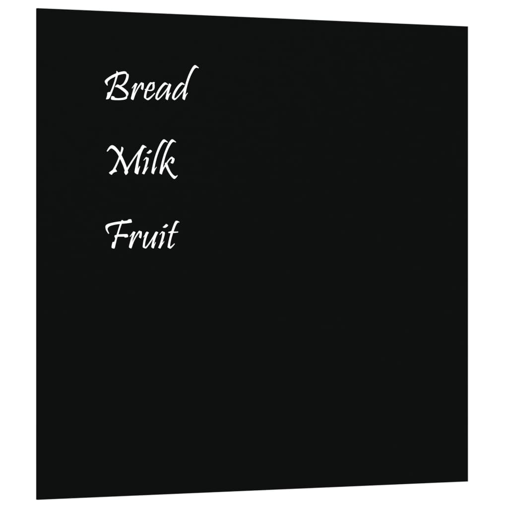 VIDAXL MAGNETISCHE BRAUBE WALL -MUNKTIGE 60x60 cm gehärtetes Glas