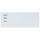 VidaXL Magnetic board for the wall 100x40 cm Terminated glass white