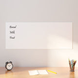 VidaXL Magnetic board for the wall 100x40 cm Terminated glass white