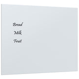 VIDAXL -Magnetplatte für die Wand 50 x 40 cm gehärtetes Glasweiß