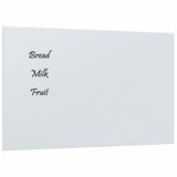 Tablero magnético Vidaxl para la pared de vidrio endurecido 80x50 cm blanco