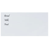 VidaXL Magnetic board for the wall 100x50 cm hardened glass white