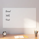 VidaXL Magnetic board Wall -mounted 100x60 cm Tempered Glass White