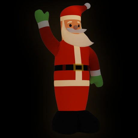 VidaXL Weihnachtsmann mit LED-Beleuchtung aufblasbar 370 cm