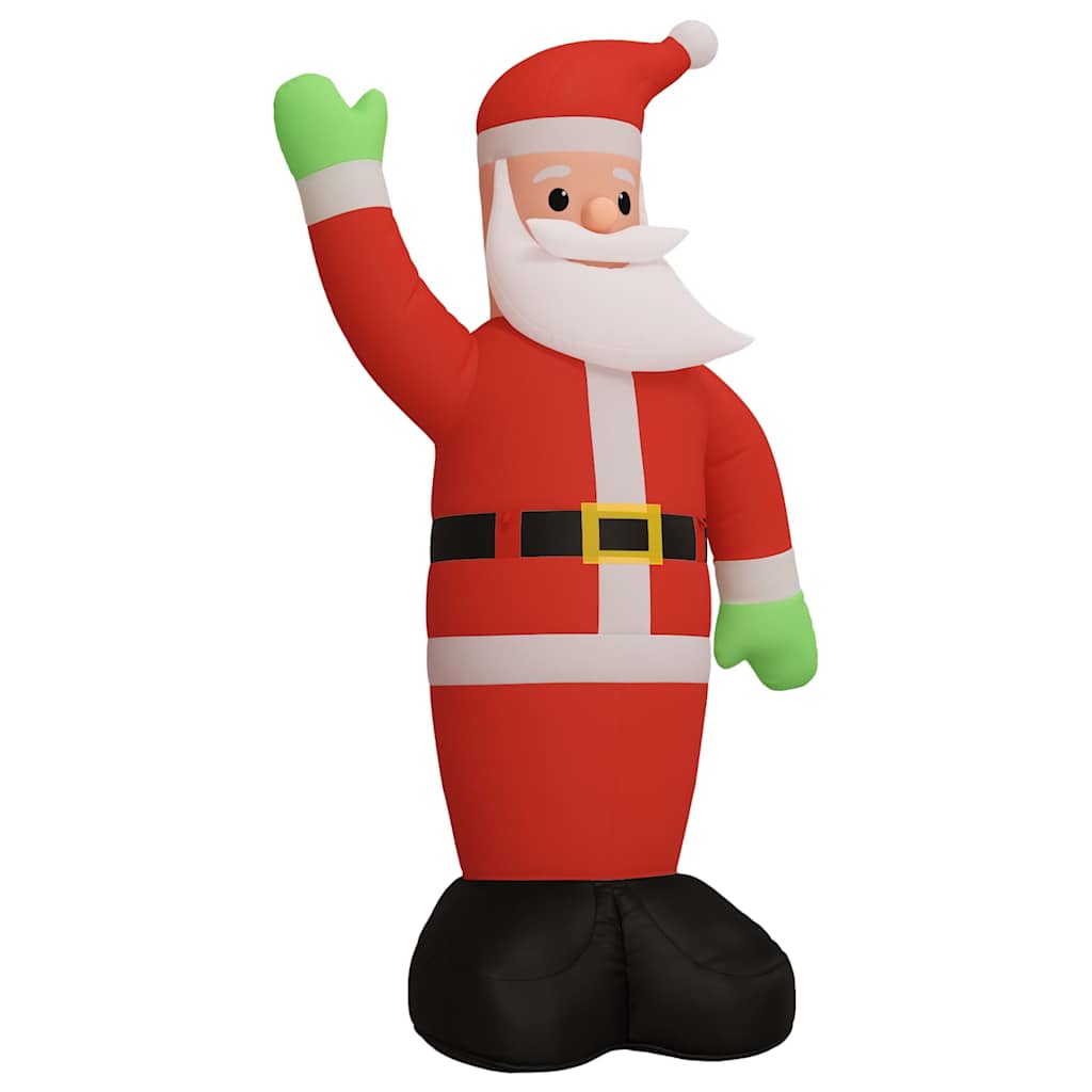 VidaXL Weihnachtsmann mit LED-Beleuchtung aufblasbar 370 cm