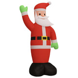 VidaXL Weihnachtsmann mit LED-Beleuchtung aufblasbar 370 cm