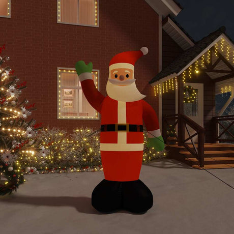 VidaXL Weihnachtsmann mit LED-Beleuchtung aufblasbar 370 cm
