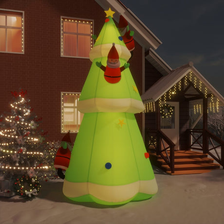 Vidaxl Weihnachtsbaum aufblasbar mit LEDs 500 cm