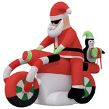 Vidaxl Santa inblasable LED 156 cm