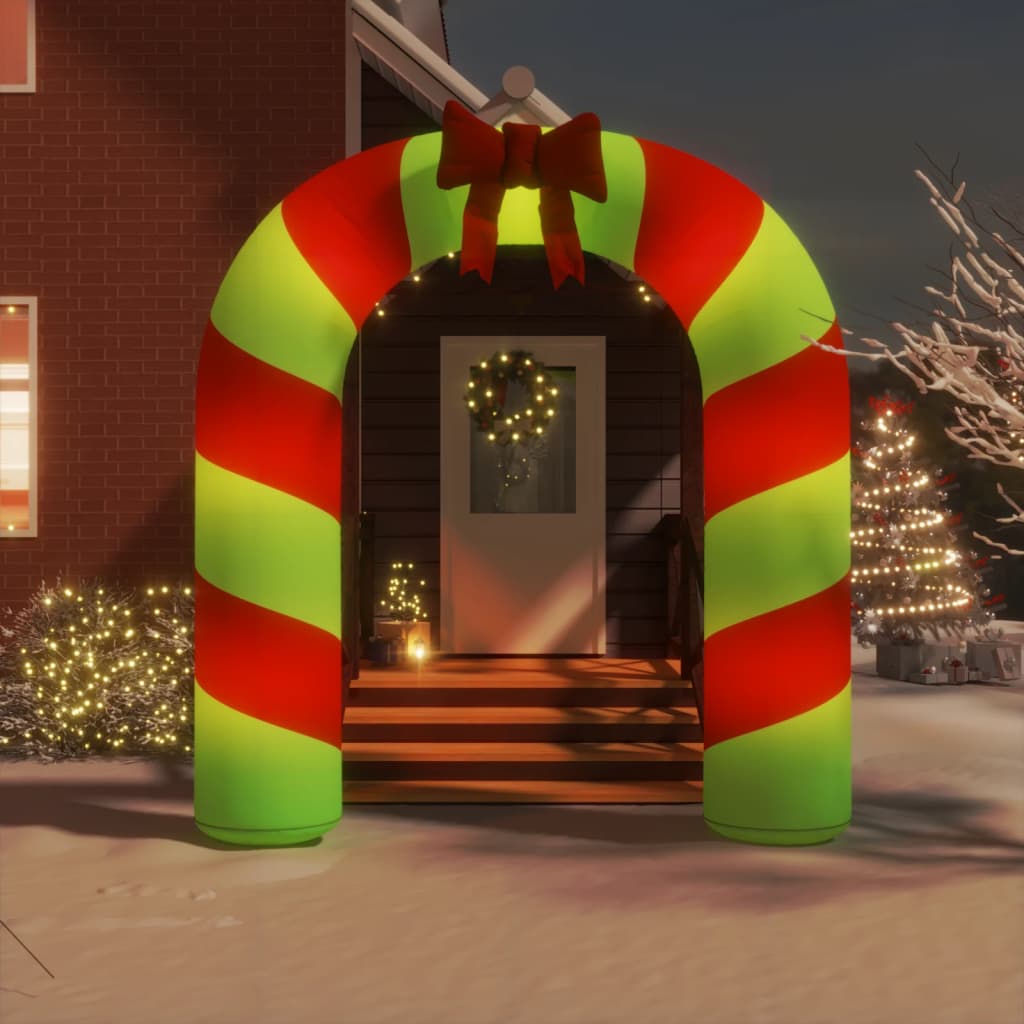 Vidaxl Christmas arch inflatable with LEDs 270 cm