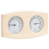 Vidaxl Saunaset 2-In1 Hygrothermograil y Hourglass Solid Pine