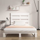 Vidaxl bedframe zonder matras massief grenenhout wit 75x190 cm