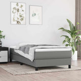 Vidaxl pocketveringmatras medium 80x200x20 cm stof donkergrijs