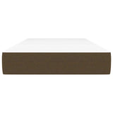 Vidaxl pocketveringmatras medium 80x200x20 cm stof donkerbruin