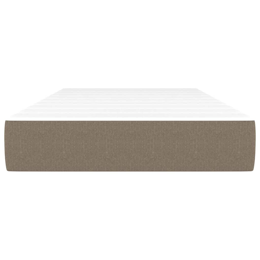 Vidaxl pocketveringmatras medium 80x200x20 cm stof taupe