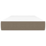 Vidaxl pocketveringmatras medium 90x190x20 cm stof taupe
