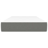 Vidaxl pocketveringmatras medium 90x200x20 cm stof donkergrijs