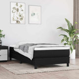Vidaxl pocketveringmatras medium 100x200x20 cm stof zwart