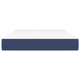 Vidaxl pocketveringmatras medium 120x200x20 cm stof blauw
