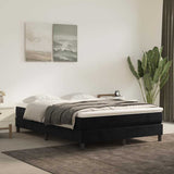 Vidaxl pocketveringmatras medium 140x190x20 cm fluweel zwart