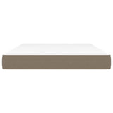 Vidaxl pocketveringmatras medium 140x200x20 cm stof taupe
