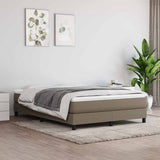 Vidaxl pocketveringmatras medium 140x200x20 cm stof taupe