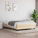 Vidaxl pocketveringmatras medium 140x200x20 cm stof crèmekleurig