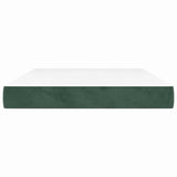 Vidaxl pocketveringmatras medium 140x200x20 cm fluweel donkergroen