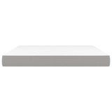 Vidaxl pocketveringmatras medium 160x200x20 cm stof lichtgrijs