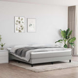 Vidaxl pocketveringmatras medium 160x200x20 cm stof lichtgrijs