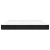 Vidaxl pocketveringmatras medium 160x200x20 cm fluweel zwart