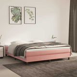 Vidaxl pocketveringmatras medium 160x200x20 cm fluweel roze