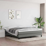 Vidaxl pocketveringmatras medium 180x200x20 cm stof donkergrijs