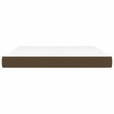 Vidaxl pocketveringmatras medium 160x200x20 cm stof donkerbrui8