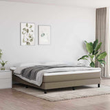 Vidaxl pocketveringmatras medium 180x200x20 cm stof taupe