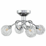 VIDAXL -Deckenlampe mit Maschendrahtkappen für 4 x G9 LED