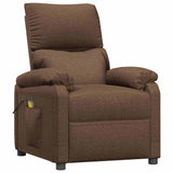 Vidaxl massagestoel stof bruin