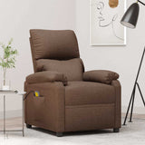 Vidaxl massagestoel stof bruin
