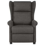Vidaxl massagestoel stof donkergrijs