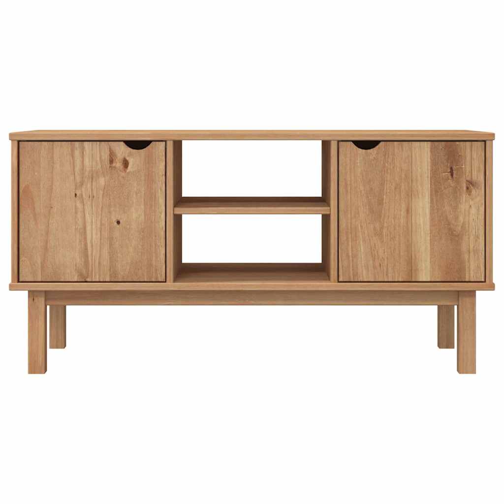 Vidaxl tv-meubel otta 113,5x43x57 cm massief grenenhout