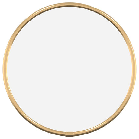 Vidaxl -Wandspiegel um Ø20 cm Gold gefärbt