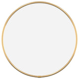 Vidaxl -Wandspiegel um Ø30 cm Gold gefärbt