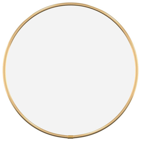 Vidaxl -Wandspiegel um Ø30 cm Gold gefärbt
